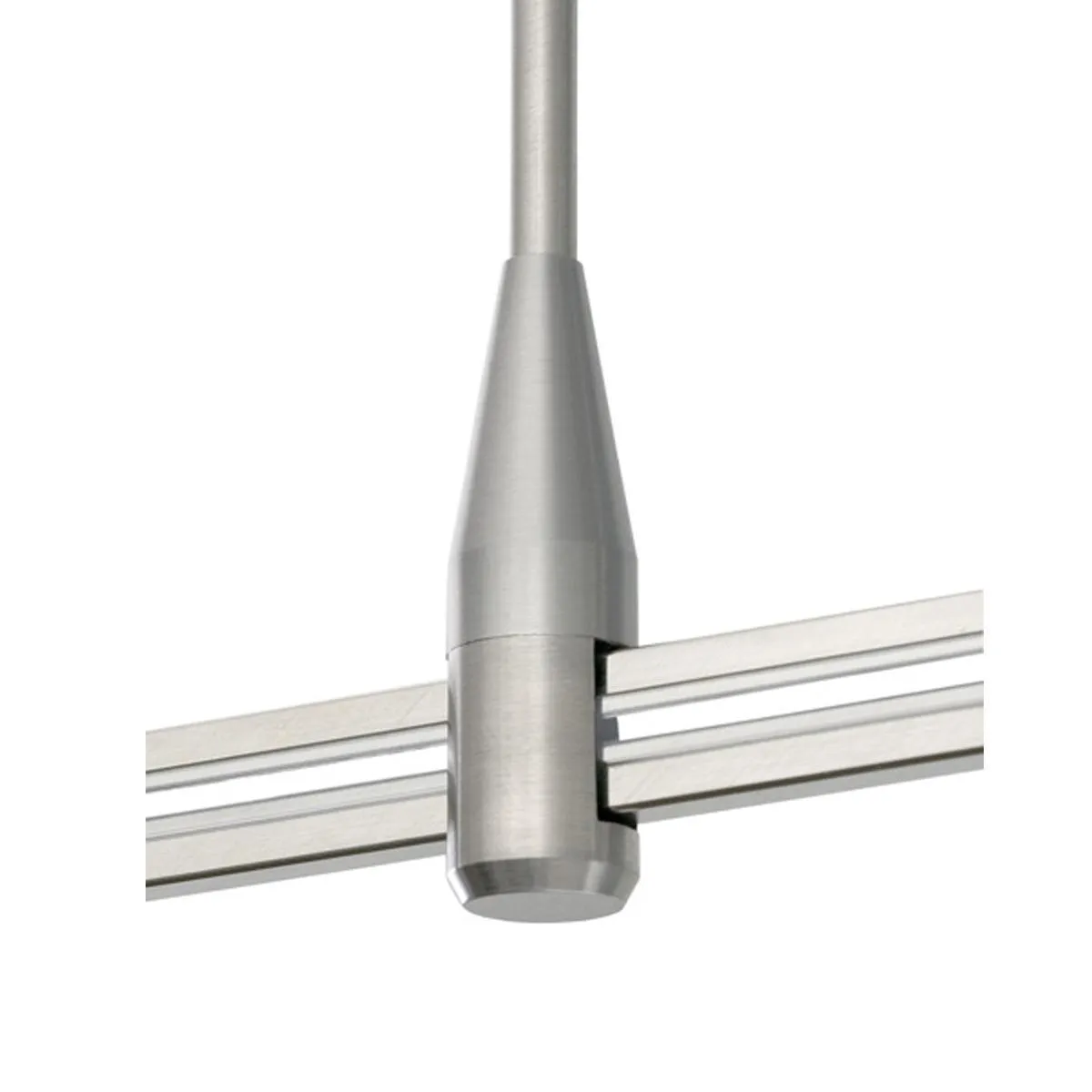 12 In. Monorail Rigid Standoff Satin Nickel Finish