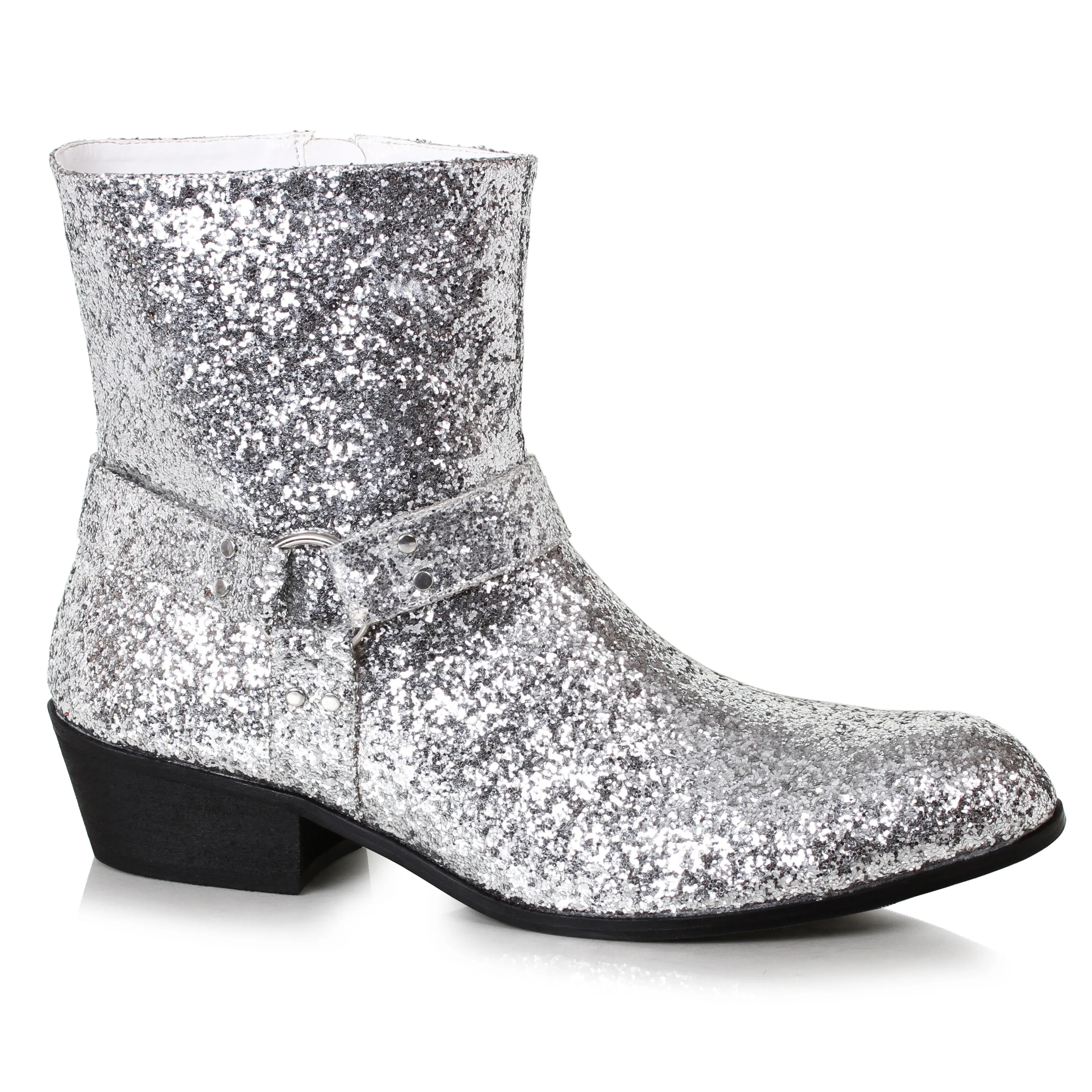 129-FEVER 1.5" Glitter Calf Boot. (Mens Sizes)
