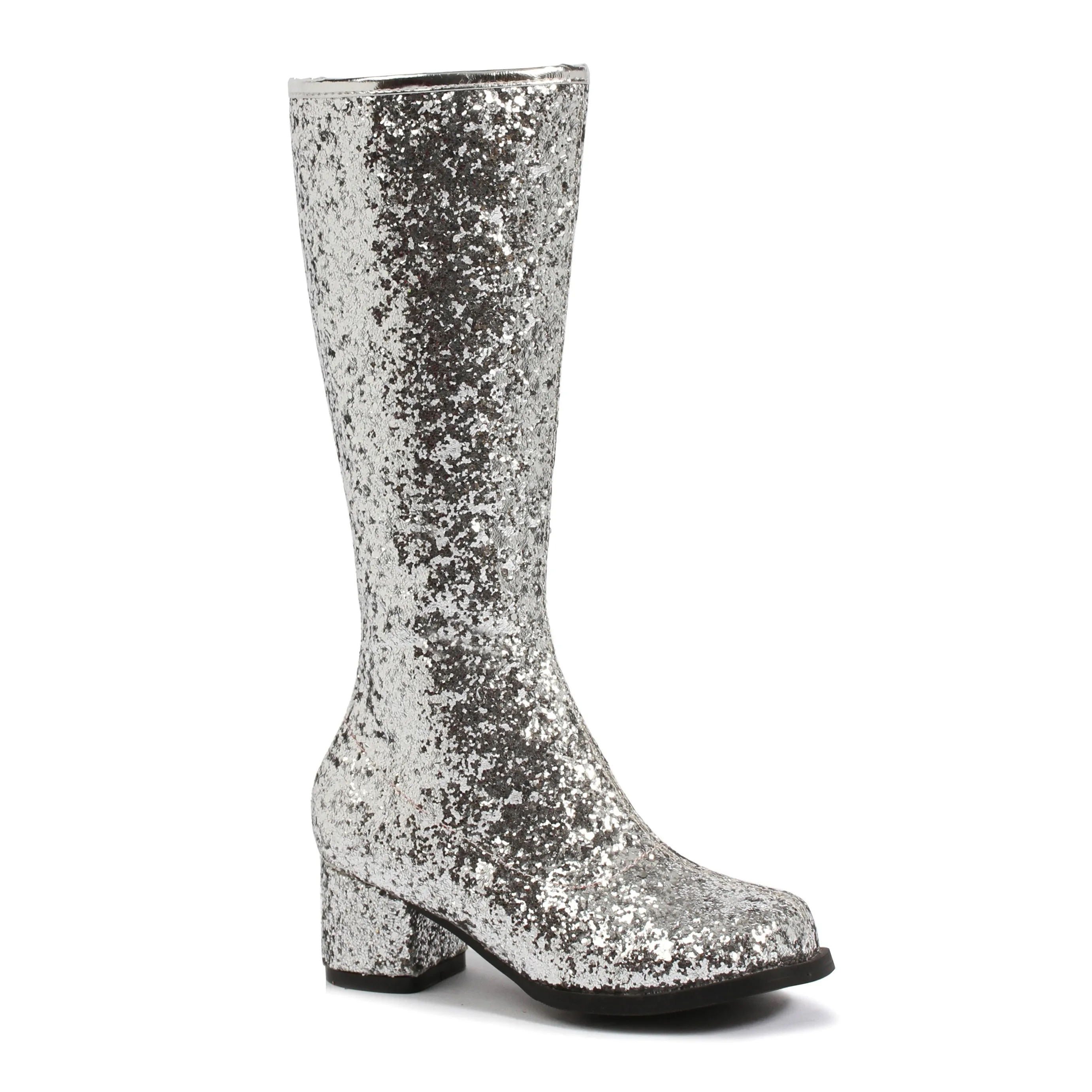 175-DORA-G 1.75" Heel Childrens Glitter Gogo Boot.
