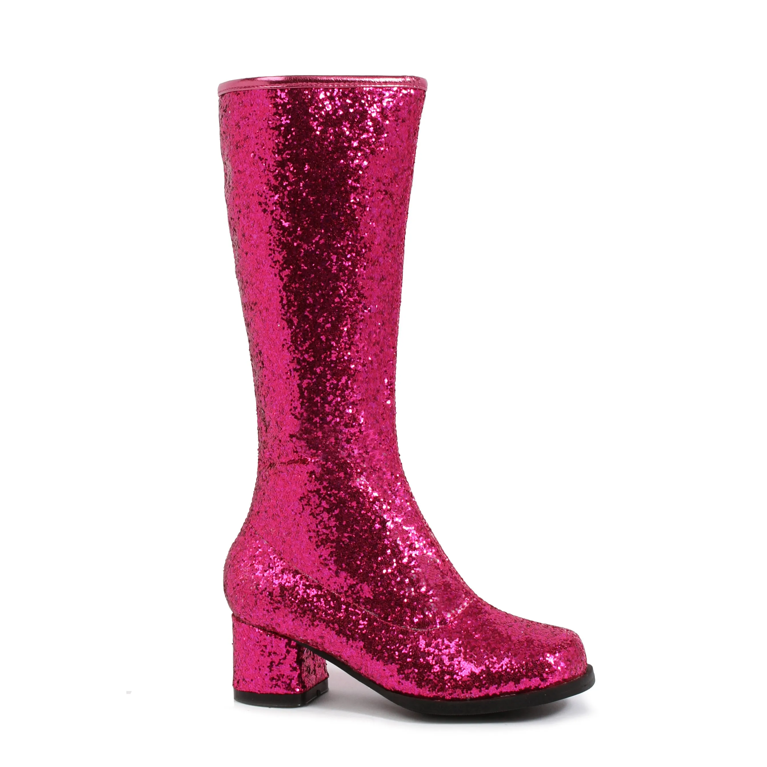175-DORA-G 1.75" Heel Childrens Glitter Gogo Boot.