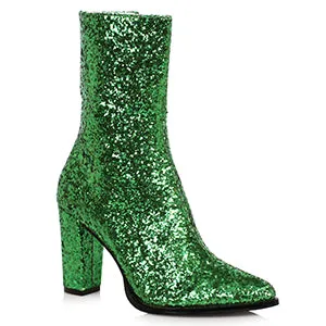 325-FRESCA 3" Womens Glitter Gogo Calf Boot