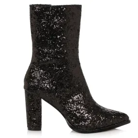 325-FRESCA 3" Womens Glitter Gogo Calf Boot