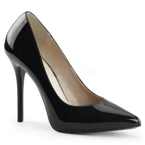 5 Inch Heel AMUSE-20 Black Patent