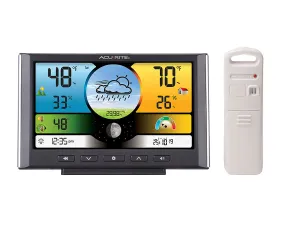 AcuRite - Weather Station with Color Display and Wireless Sensor for Indoor and Outdoor Conditions