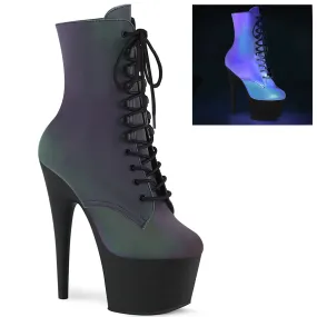 ADORE-1020REFL Black & Multi Colour Calf High Boots