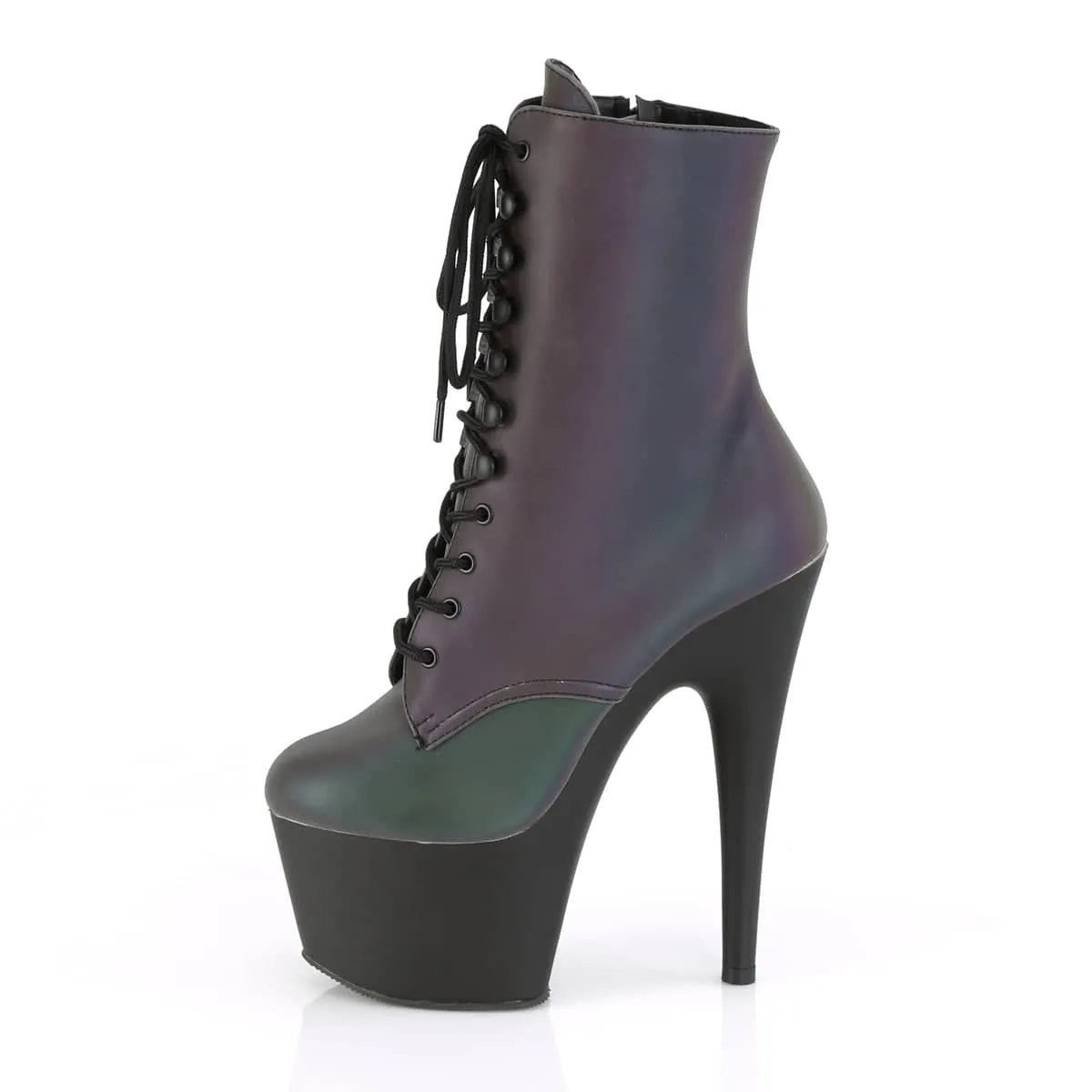 ADORE-1020REFL Black & Multi Colour Calf High Boots