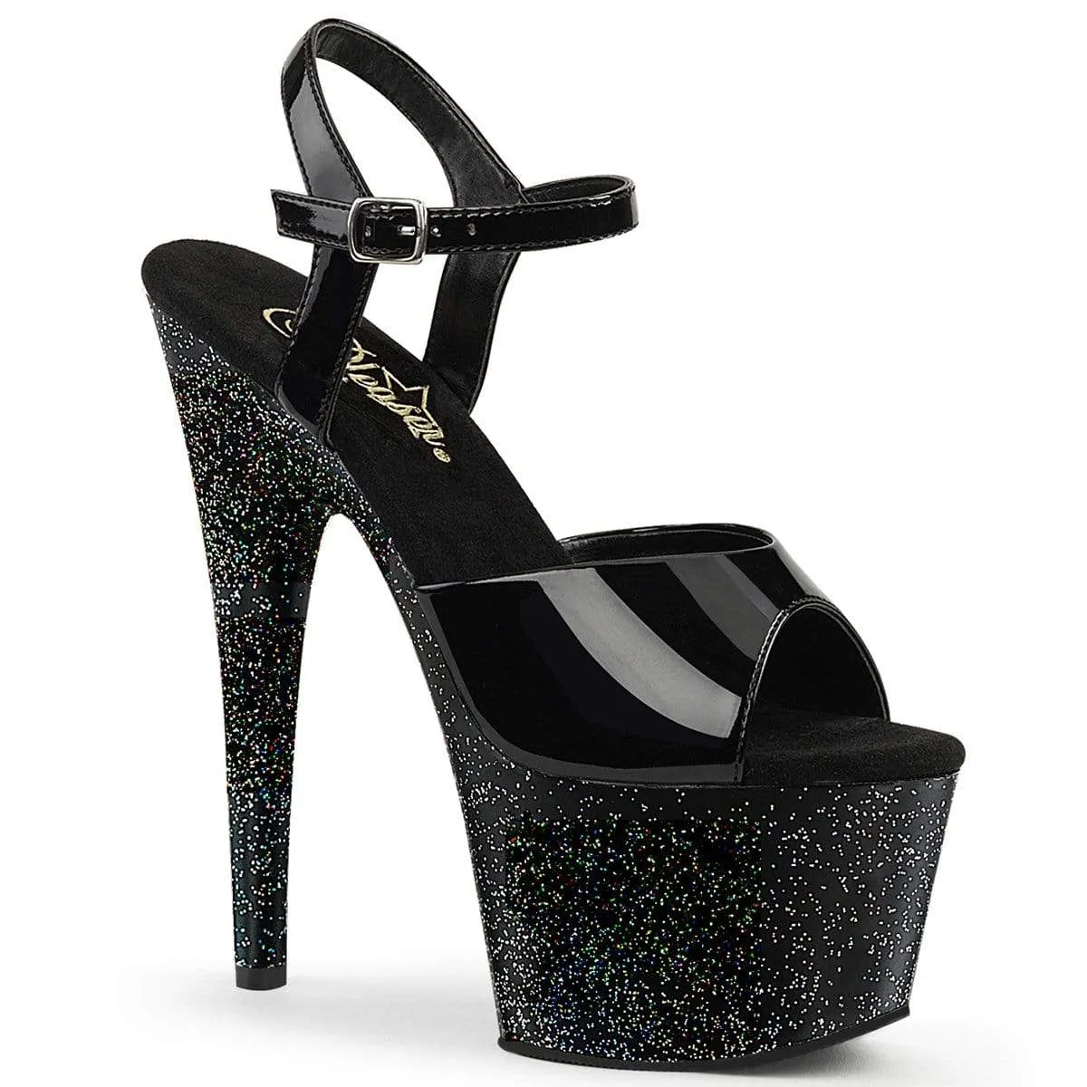 Adore 709MG Black Pat./Glitter