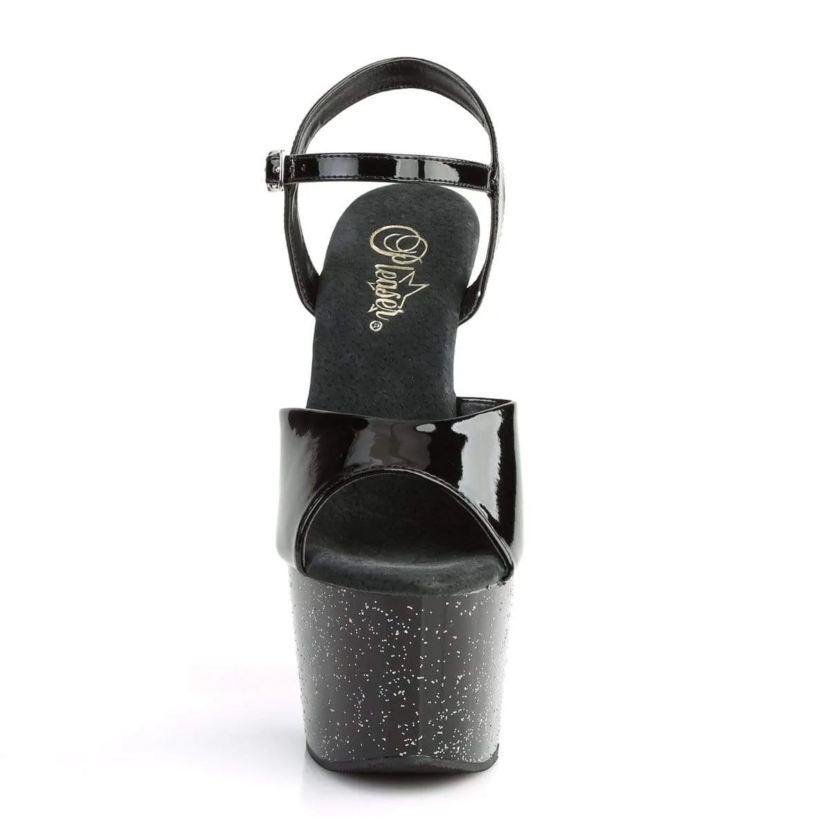 Adore 709MG Black Pat./Glitter