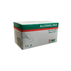 Alcohol Pad (3cmx3cm) 2ply 100Pcs/Box