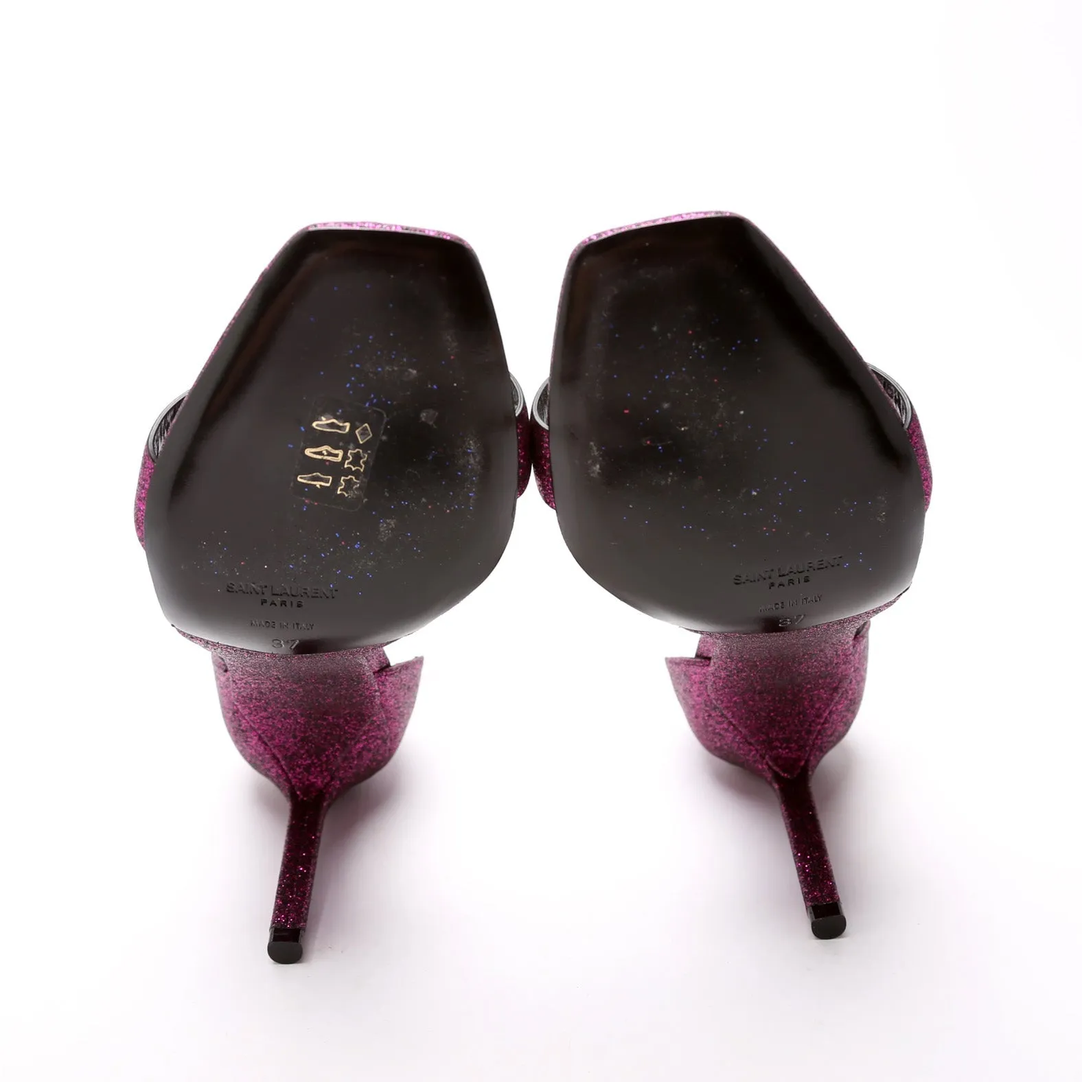 Amber Glitter Heels Size 37