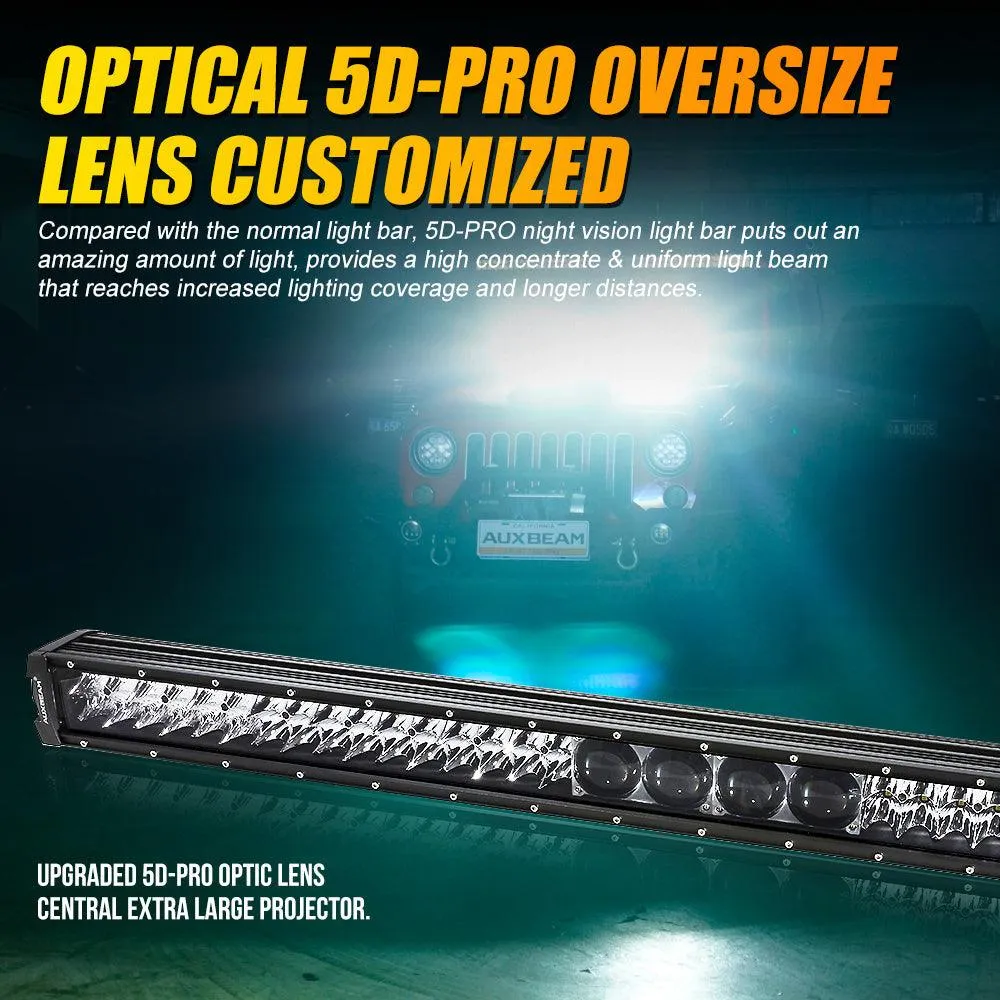AR-800 RGB Switch Panel with APP 42 Inch 5D-PRO LED Light Bar, Toggle/ Momentary/ Pulsed Mode Supported