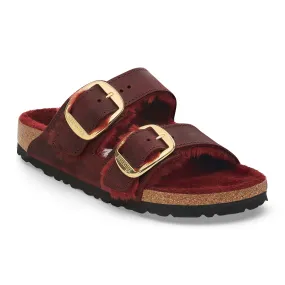 Arizona Big Buckle | Oiled Leather/Shearling | Zinfandel
