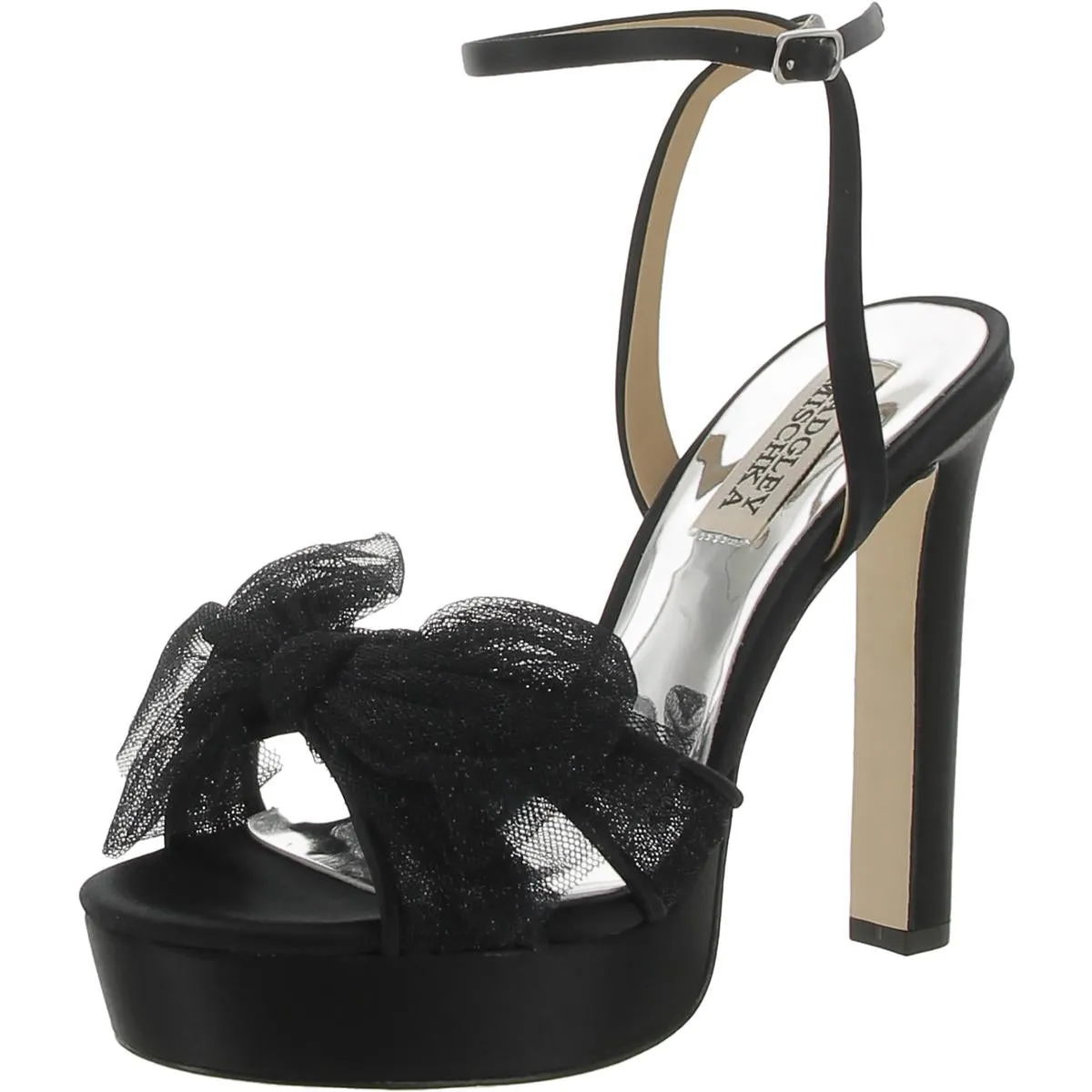 Badgley Mischka Womens Sophie  Knot-Front Dressy Heels