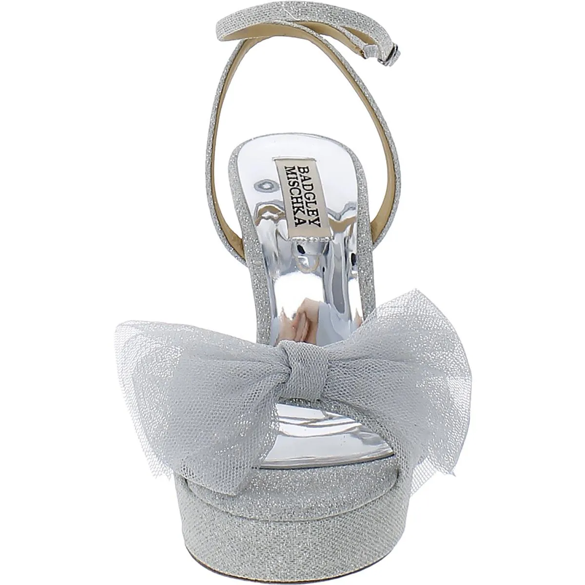 Badgley Mischka Womens Sophie  Knot-Front Dressy Heels