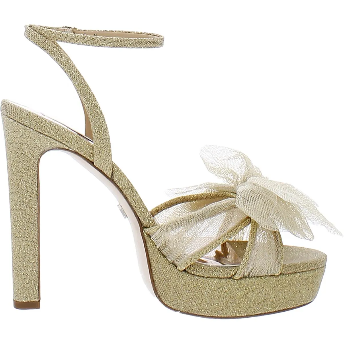 Badgley Mischka Womens Sophie  Knot-Front Dressy Heels