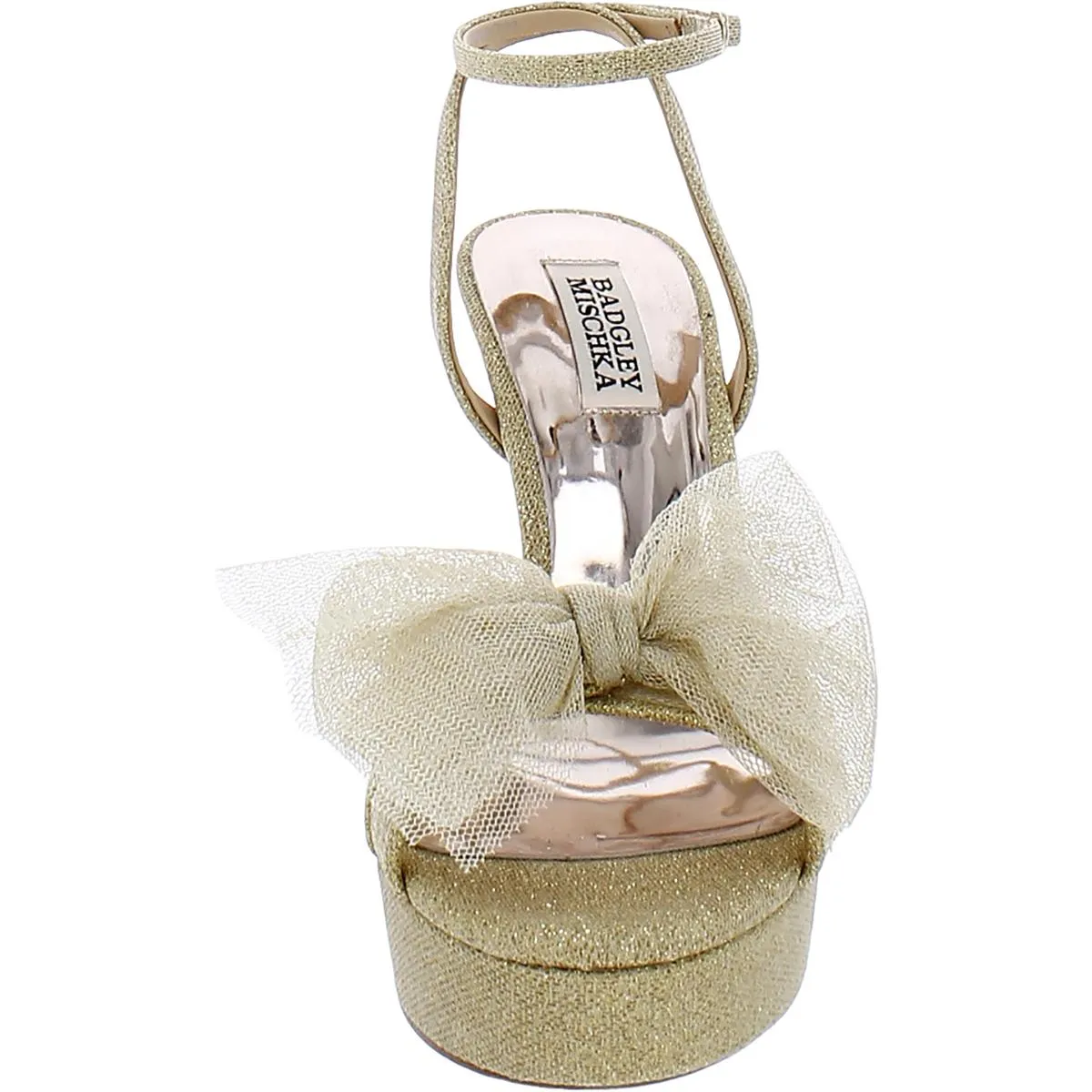 Badgley Mischka Womens Sophie  Knot-Front Dressy Heels