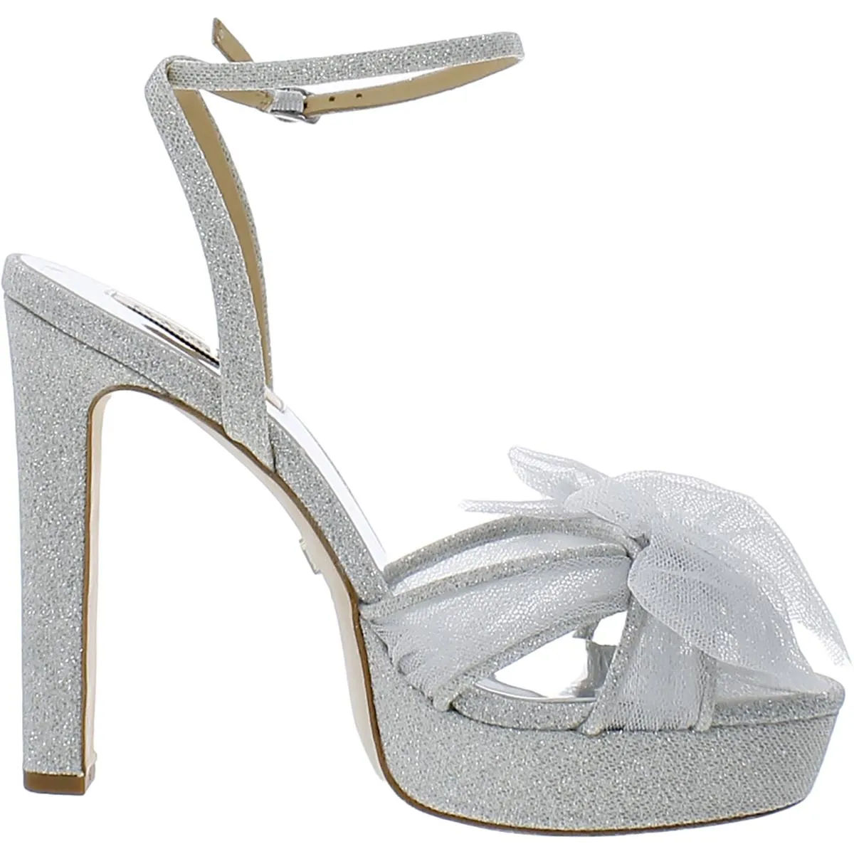 Badgley Mischka Womens Sophie  Knot-Front Dressy Heels