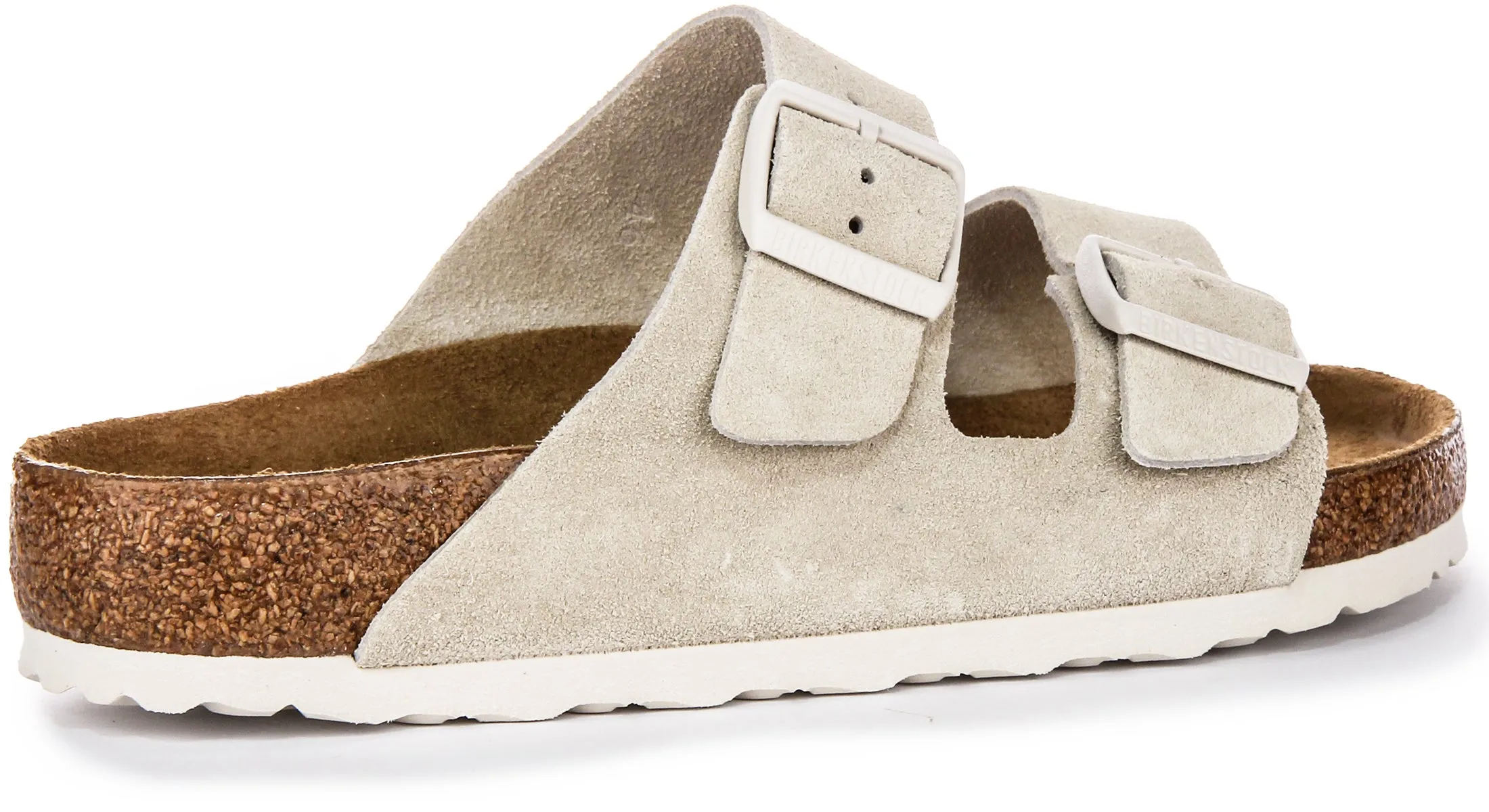 Birkenstock Arizona Bs Suede In Light Grey | Regular Fit