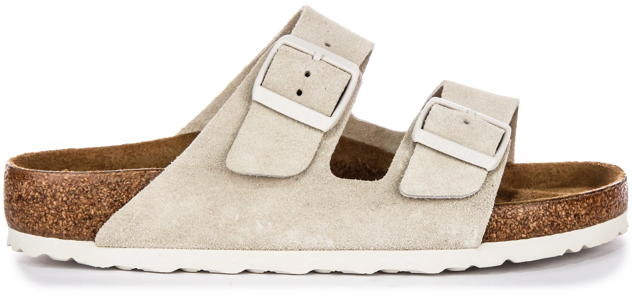 Birkenstock Arizona Bs Suede In Light Grey | Regular Fit