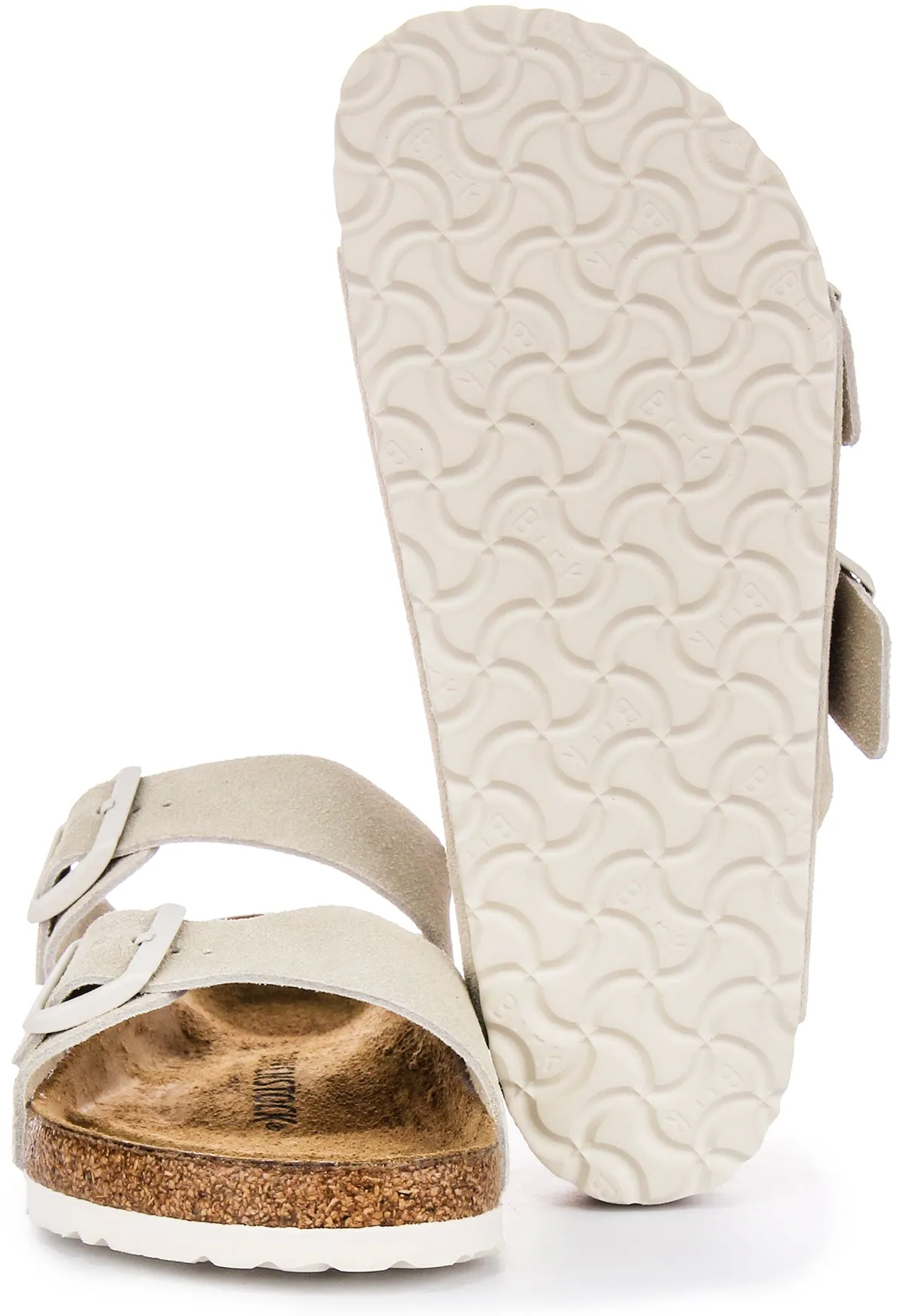 Birkenstock Arizona Bs Suede In Light Grey | Regular Fit