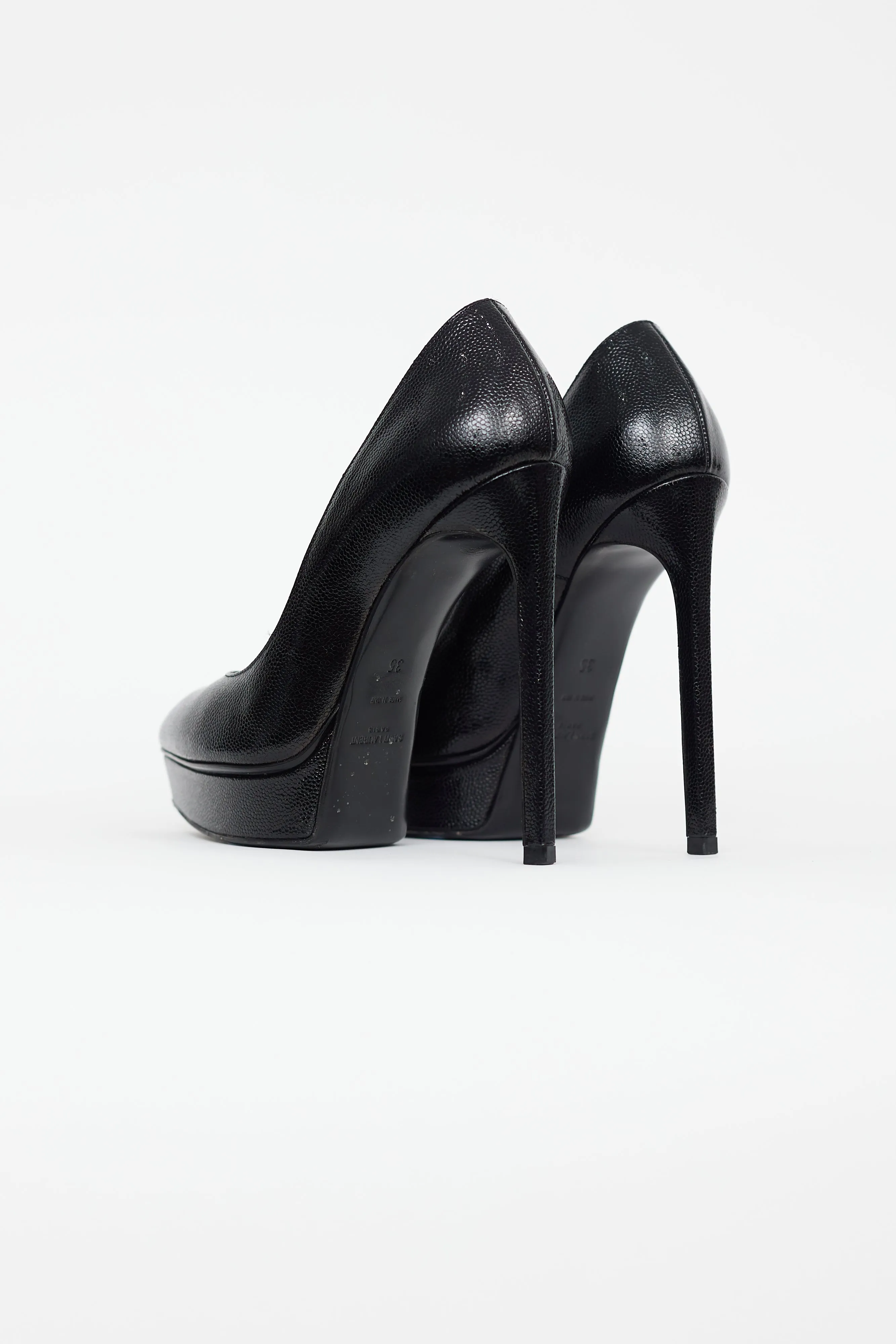 Black Patent Leather Janis Pump
