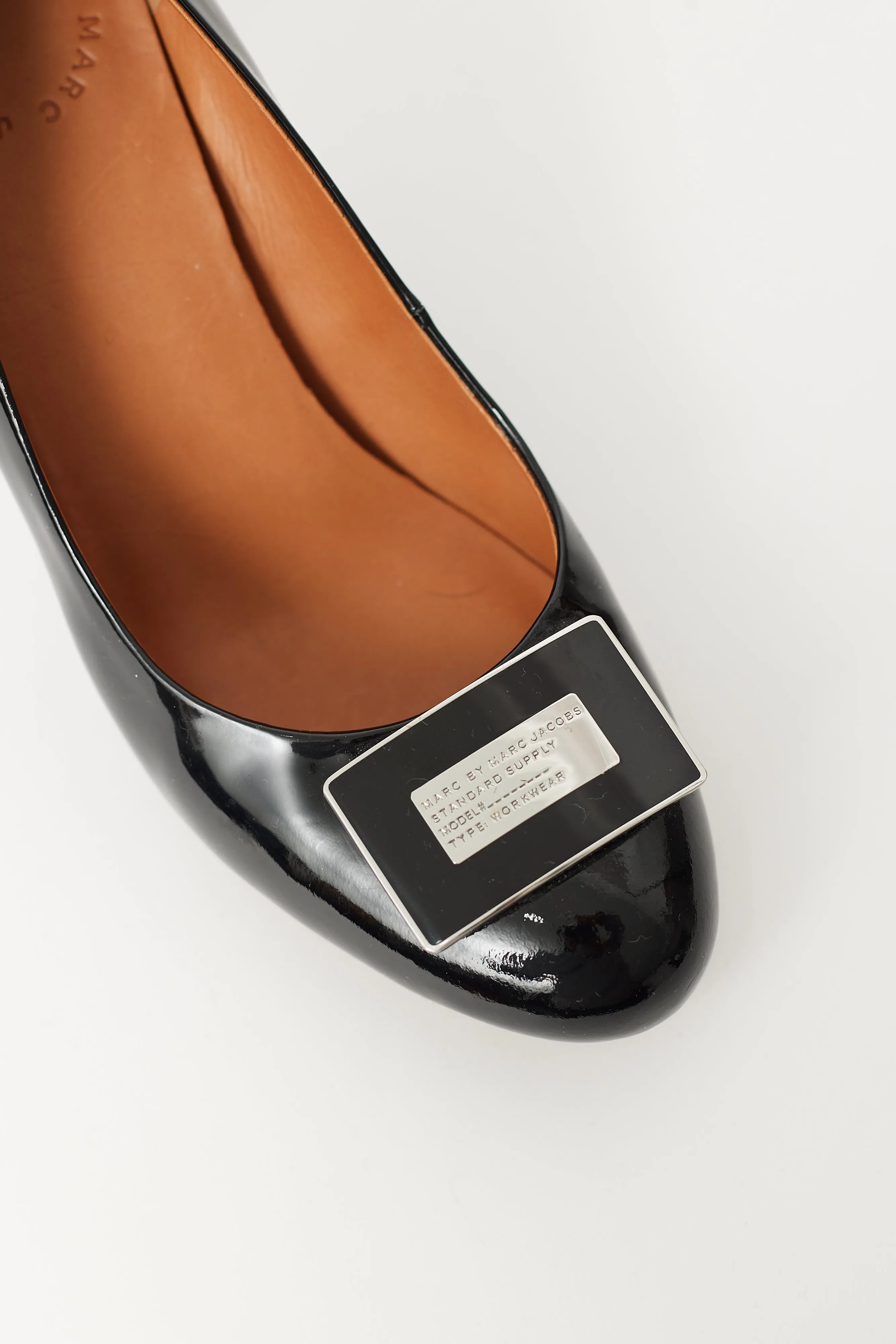 Black Patent Leather Silver Buckle Pump