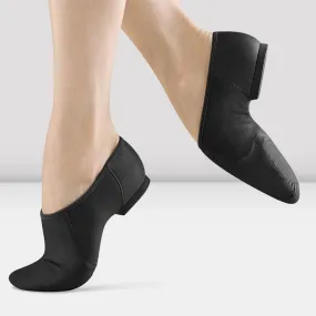 Bloch Ladies' Black Neo-Flex Slip On Leather Jazz Shoe