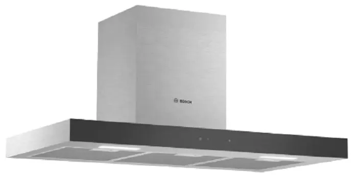 Bosch DWBM98G50B Series 4 Wall-mounted cooker hood 90 cm   PBD7232SG Series 2 Gas hob 78 cm Tempered glass, Black