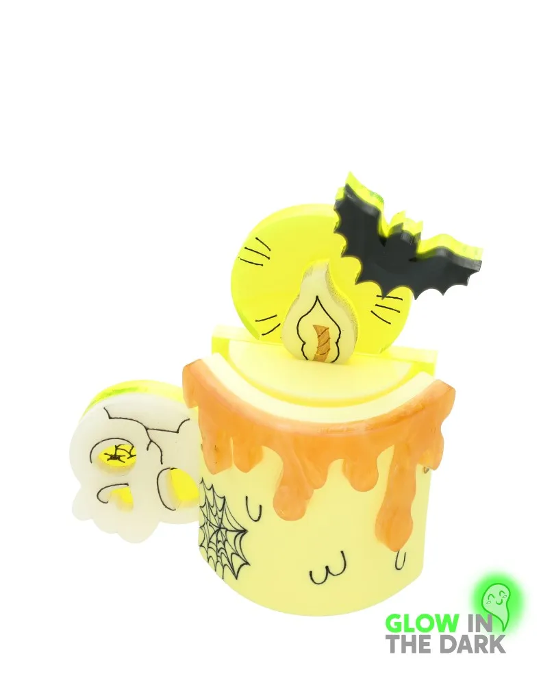 By Candlelight Brooch-Glow in the Dark-