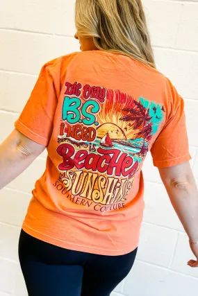 Comfort Beaches & Sunshine Graphic Tee, Melon