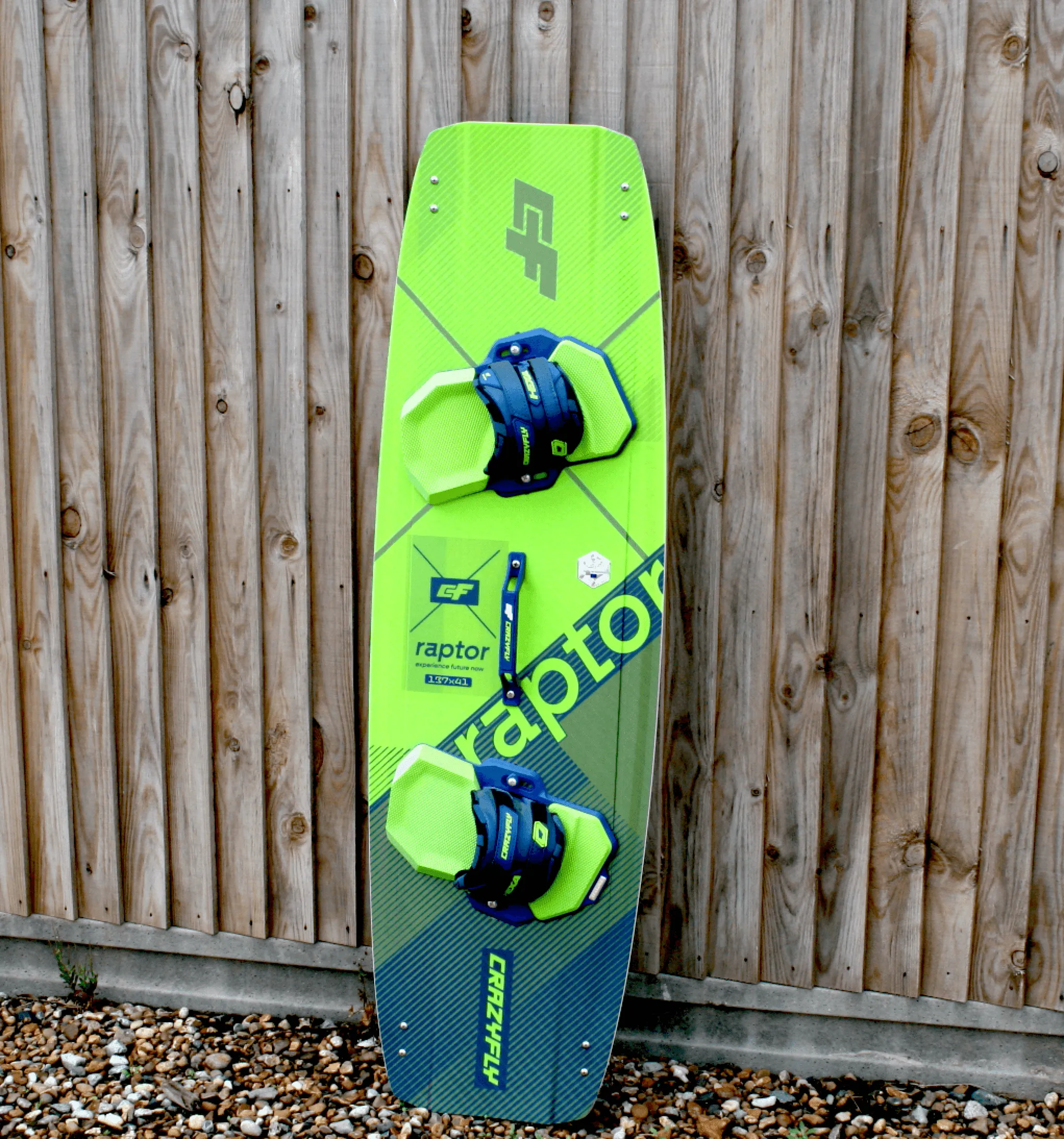 Crazyfly Raptor Kiteboard 137cm x 41 inc Hexa Pads