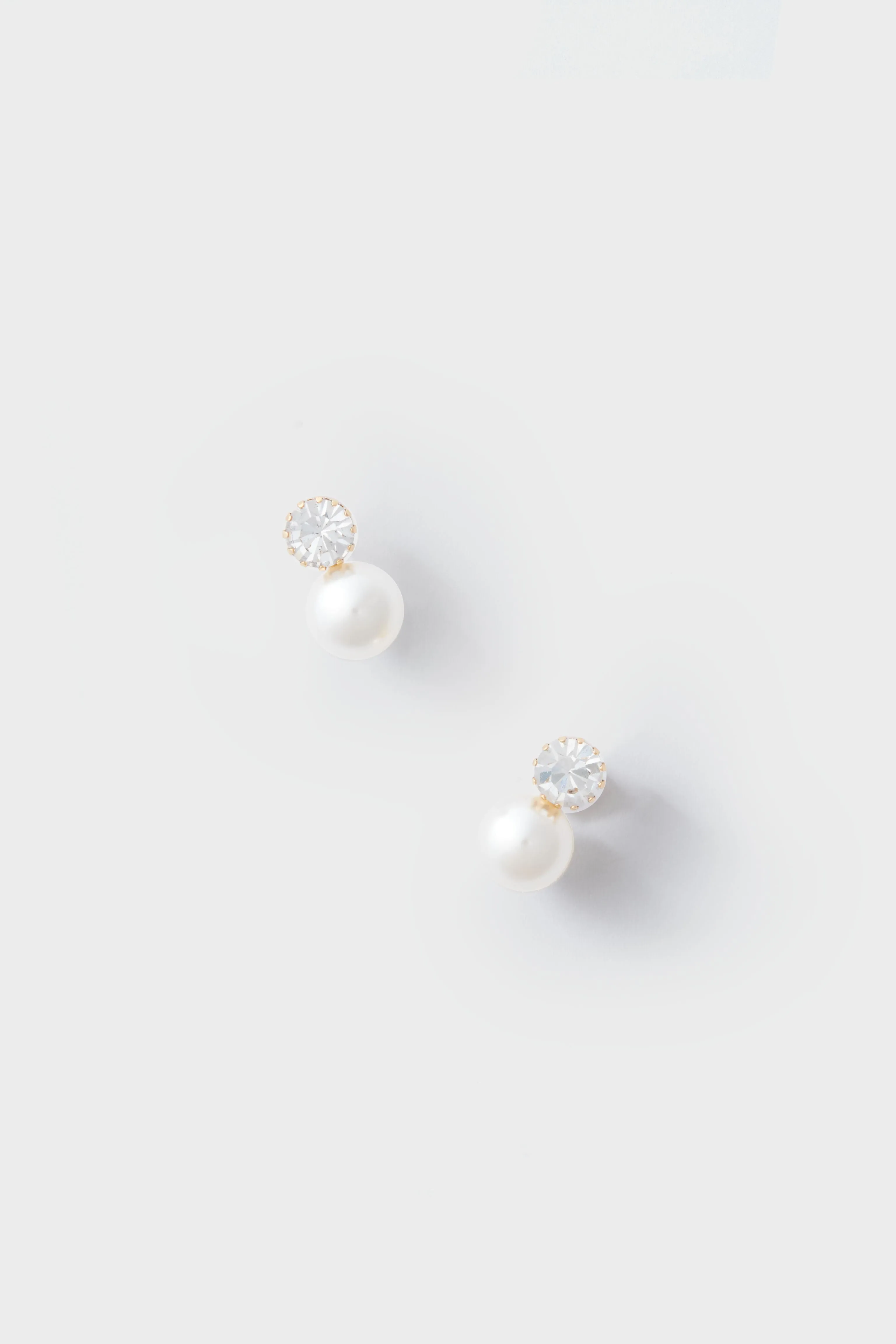Crystal Antique Gold Ines Earrings