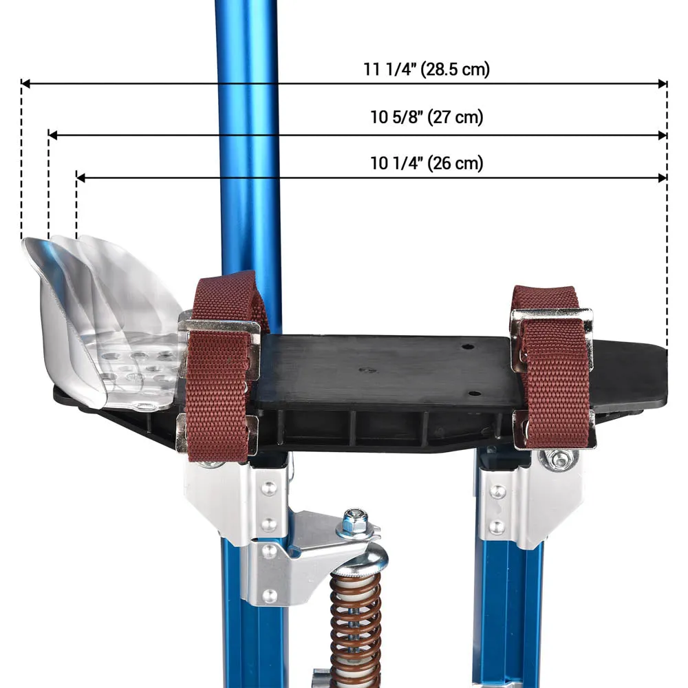 DIY 16"-24" Aluminum Drywall Stilts Blue Silver Options
