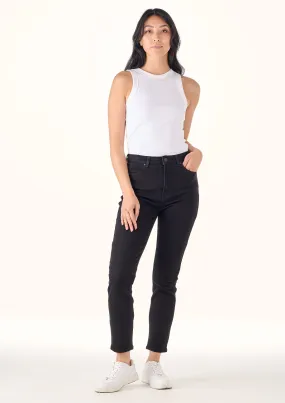 Dores Black High Rise Slim Jean