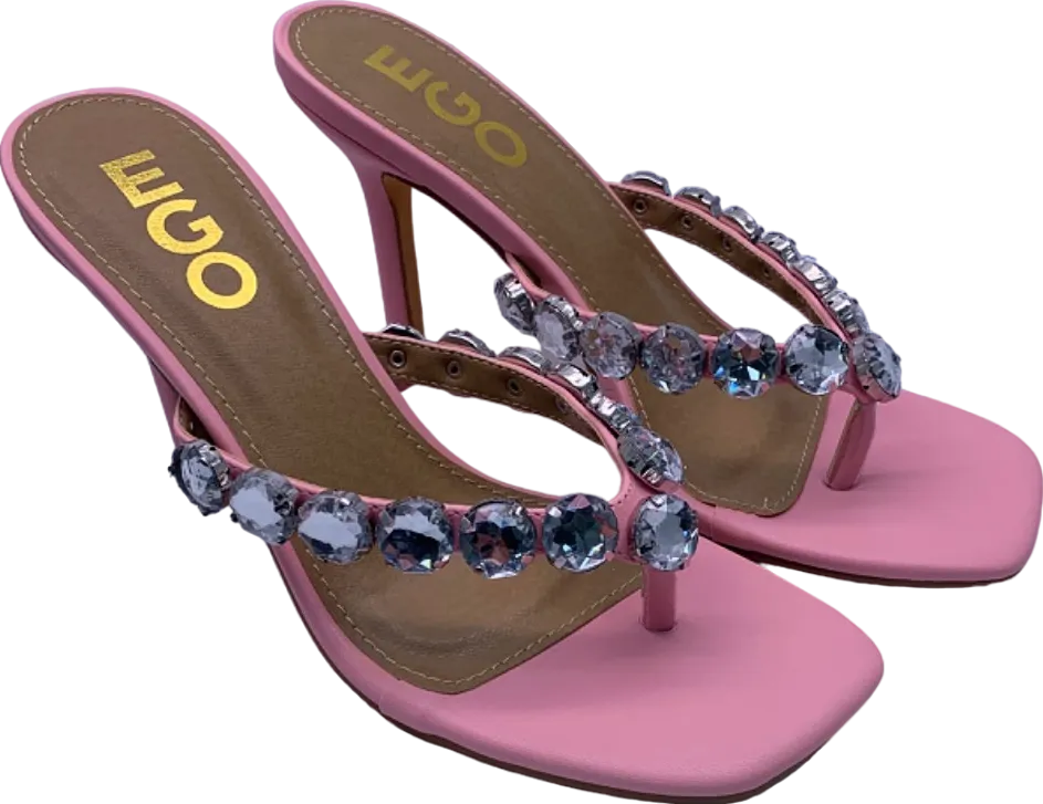 Ego Pink Maybourne Embellished Heels EU 37 UK 4