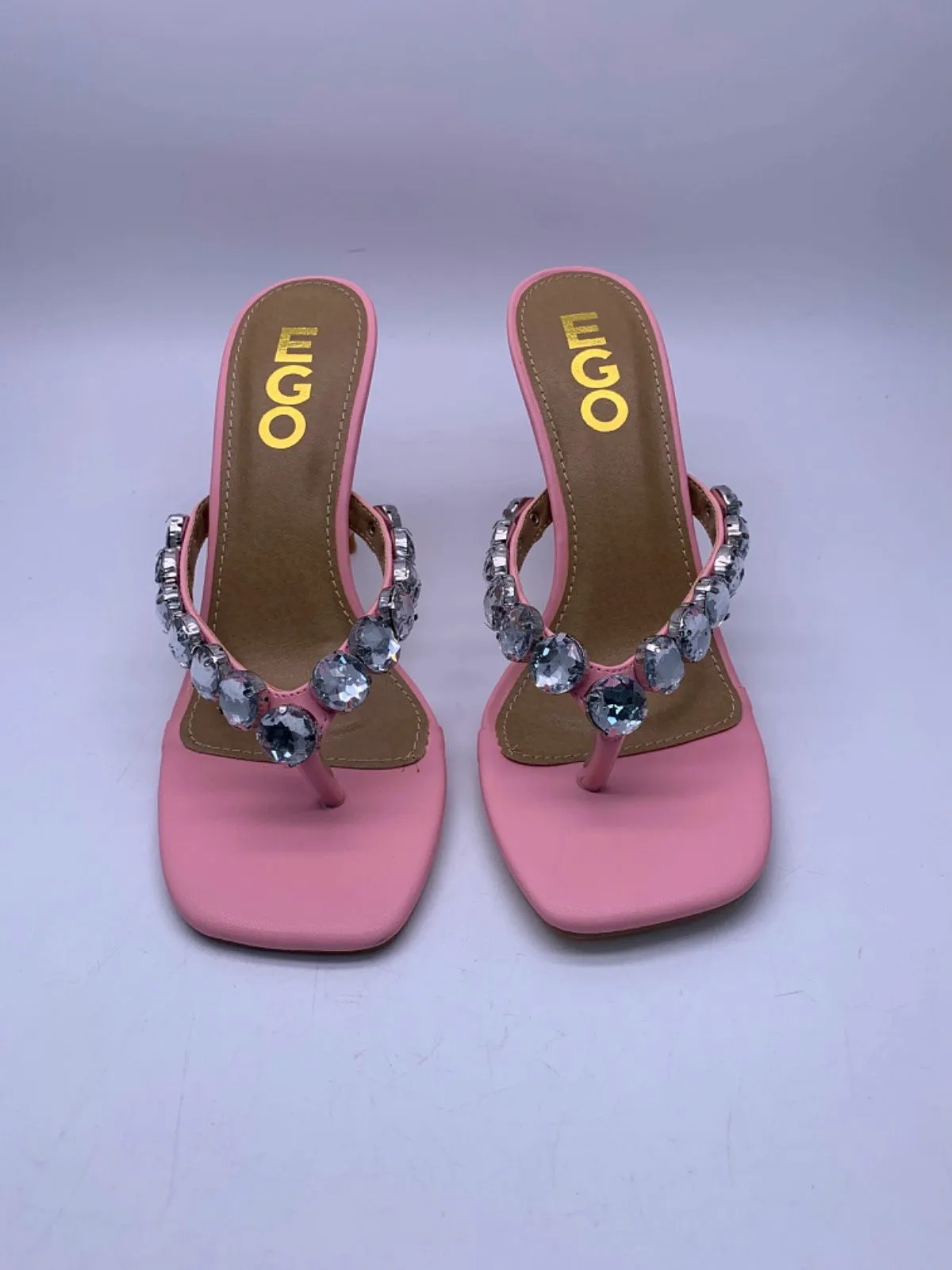 Ego Pink Maybourne Embellished Heels EU 37 UK 4