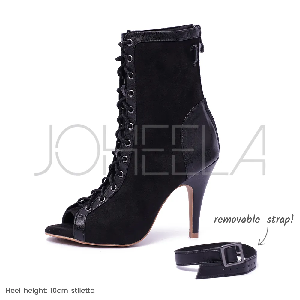 Emily noir - Talons stilettos standard - Prête à expédier