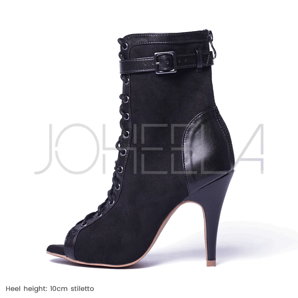 Emily noir - Talons stilettos standard - Prête à expédier
