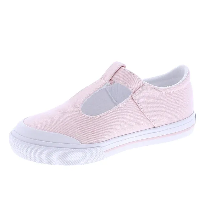 Footmates Drew T-Strap Canvas Sneaker