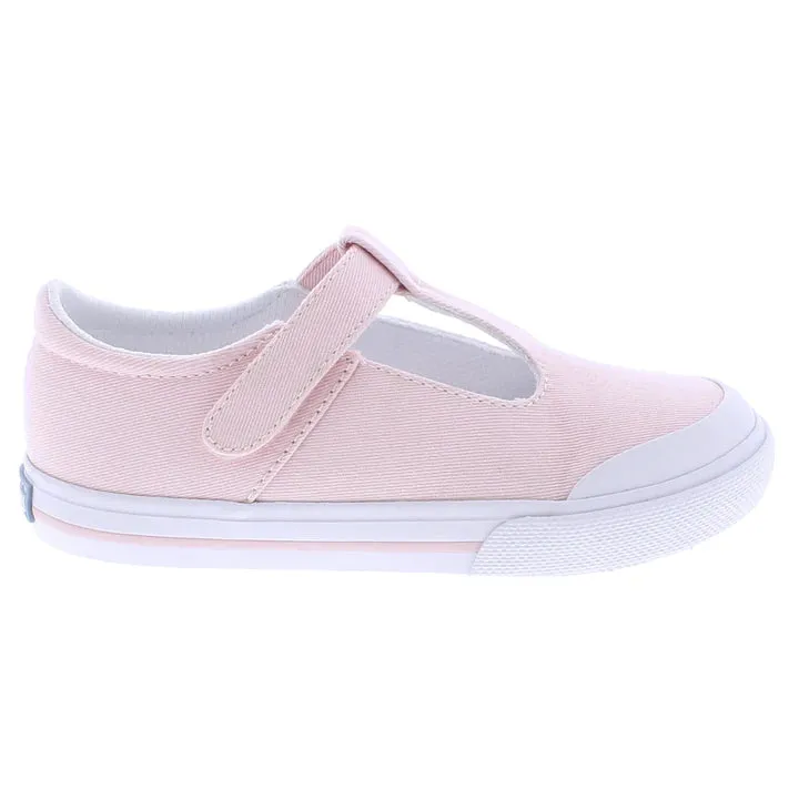 Footmates Drew T-Strap Canvas Sneaker