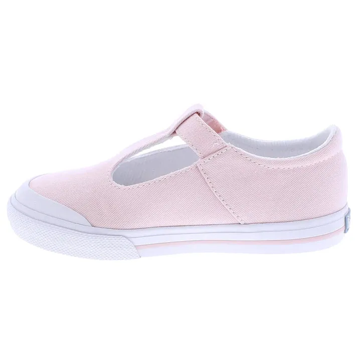 Footmates Drew T-Strap Canvas Sneaker