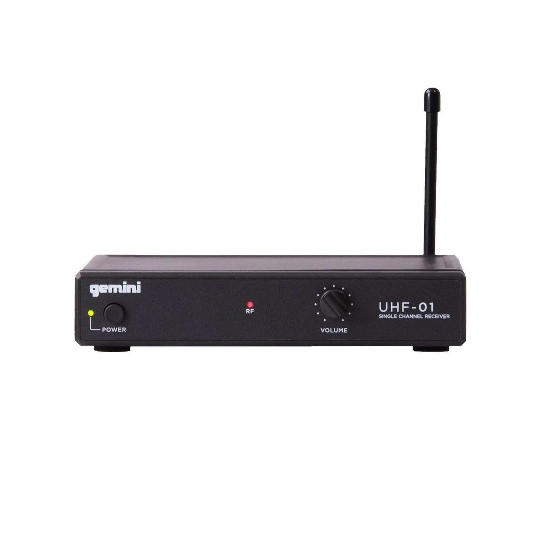 Gemini UHF-01M Single Channel Wireless System, Includes UHF Receiver and Handheld Microphone