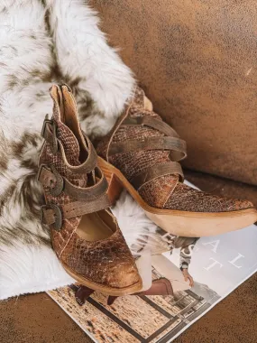Georgia Cognac Heel