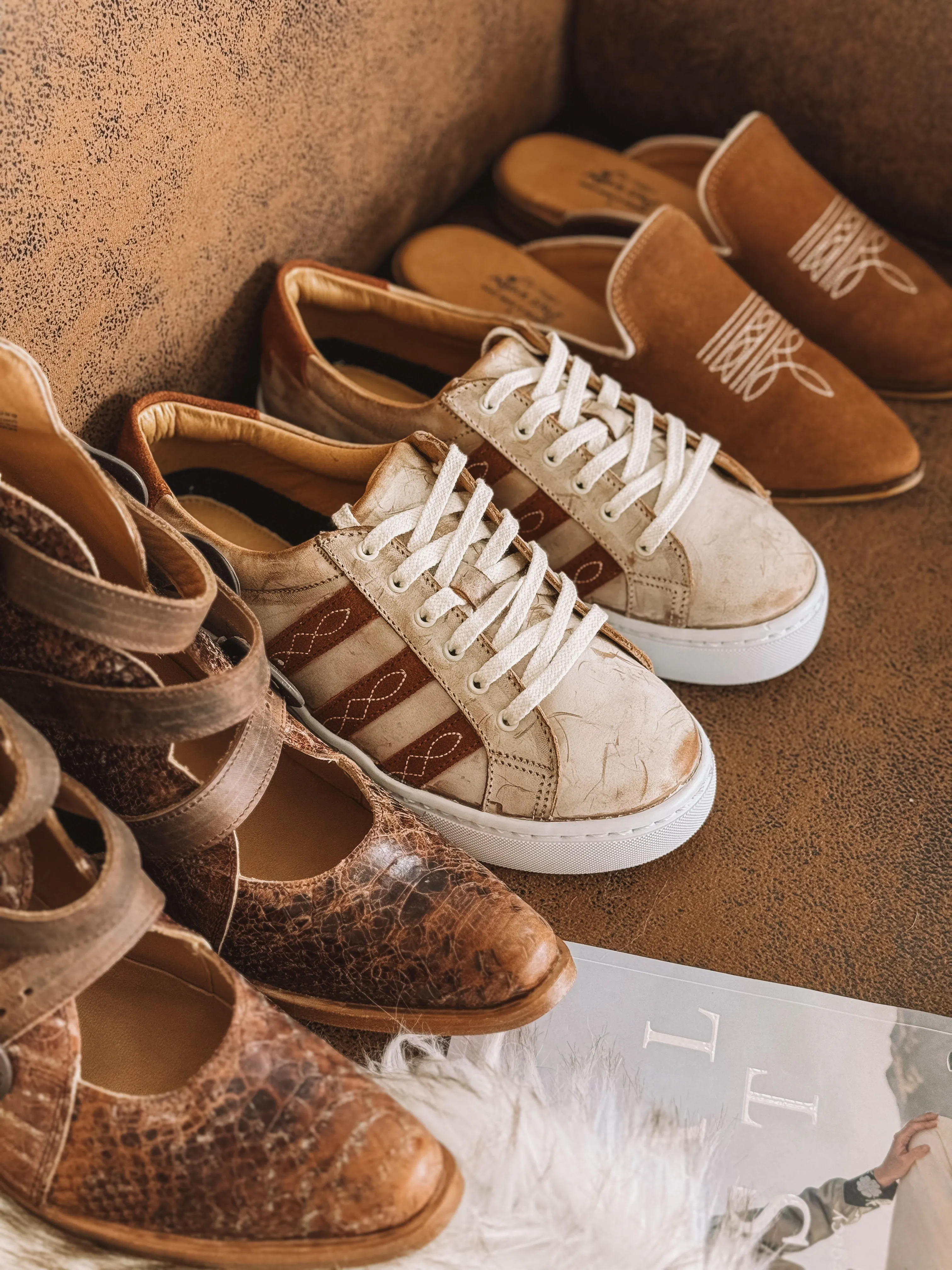 Georgia Cognac Heel