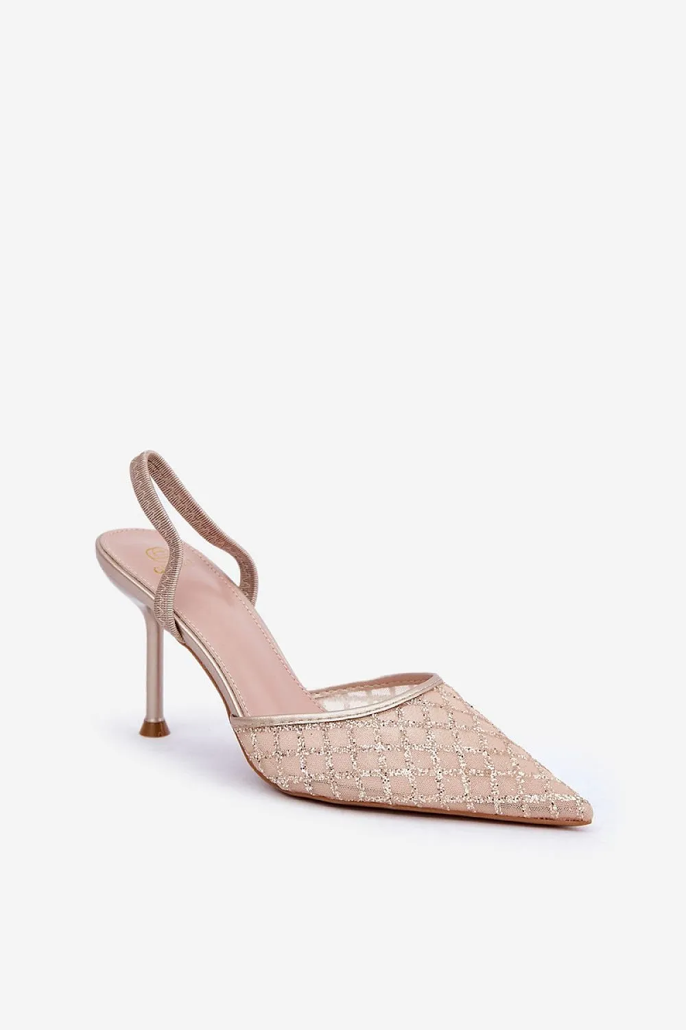 Glitter Sequins Heel Sandals