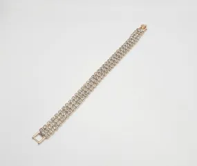 Gold Crystal Bracelet
