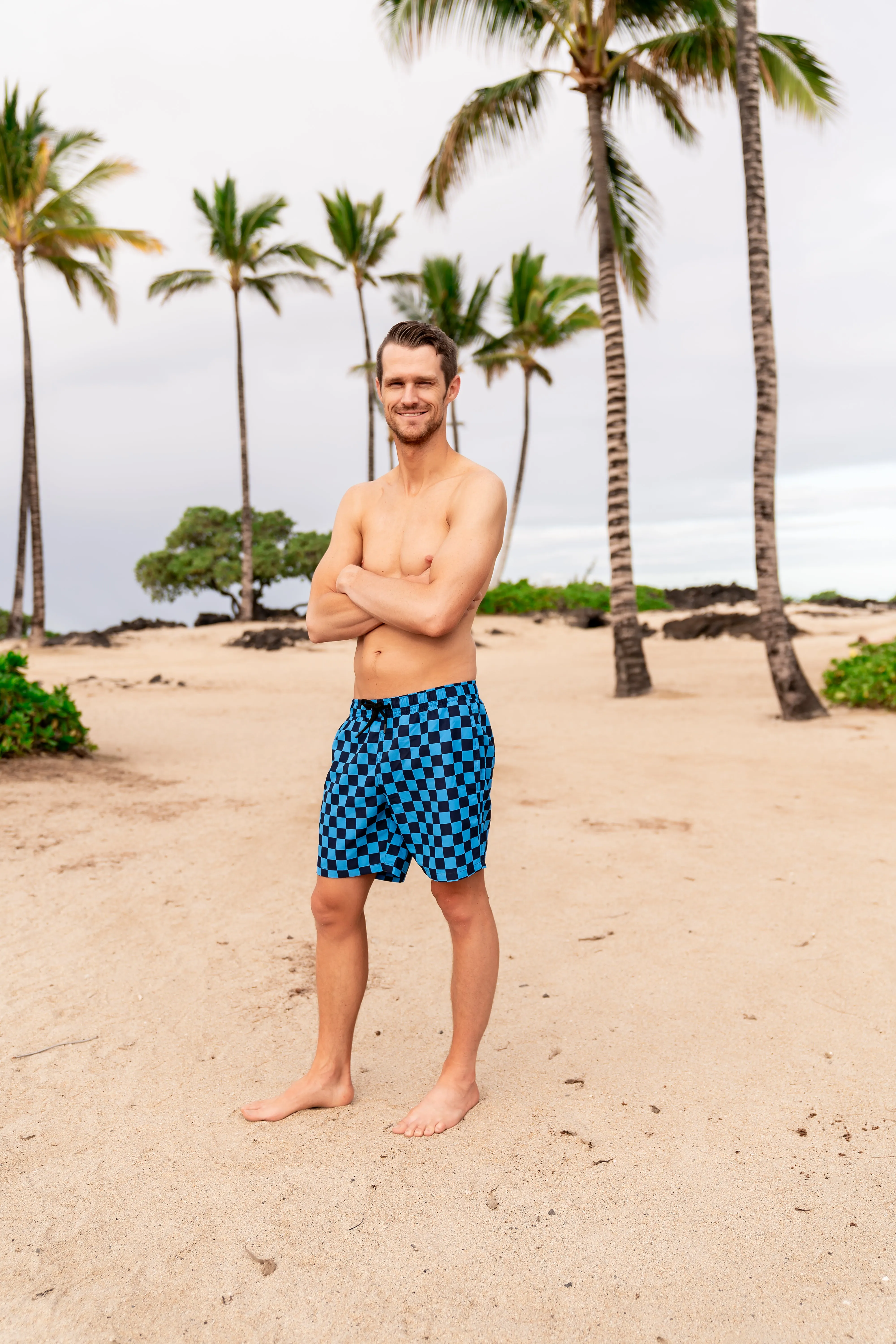 Hang Ten Men's Shorts | Blue Check