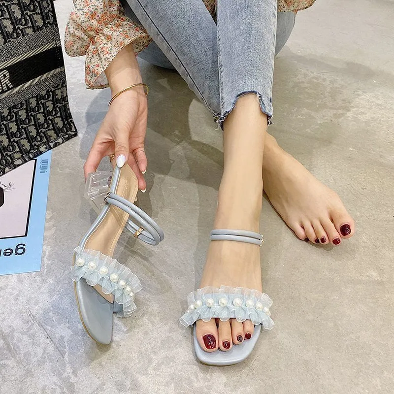 Here Are My Pearl Sandals
