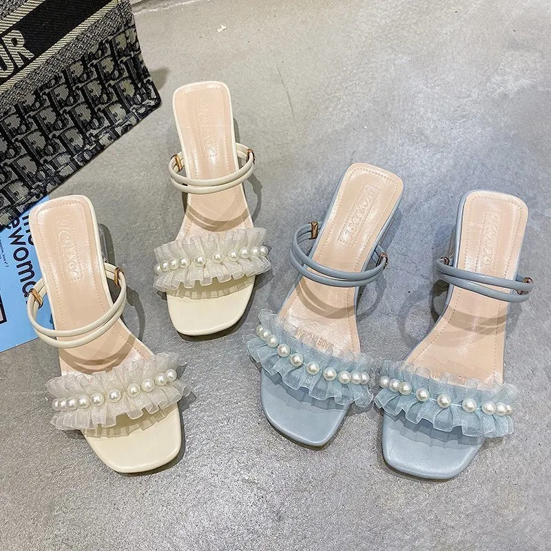 Here Are My Pearl Sandals