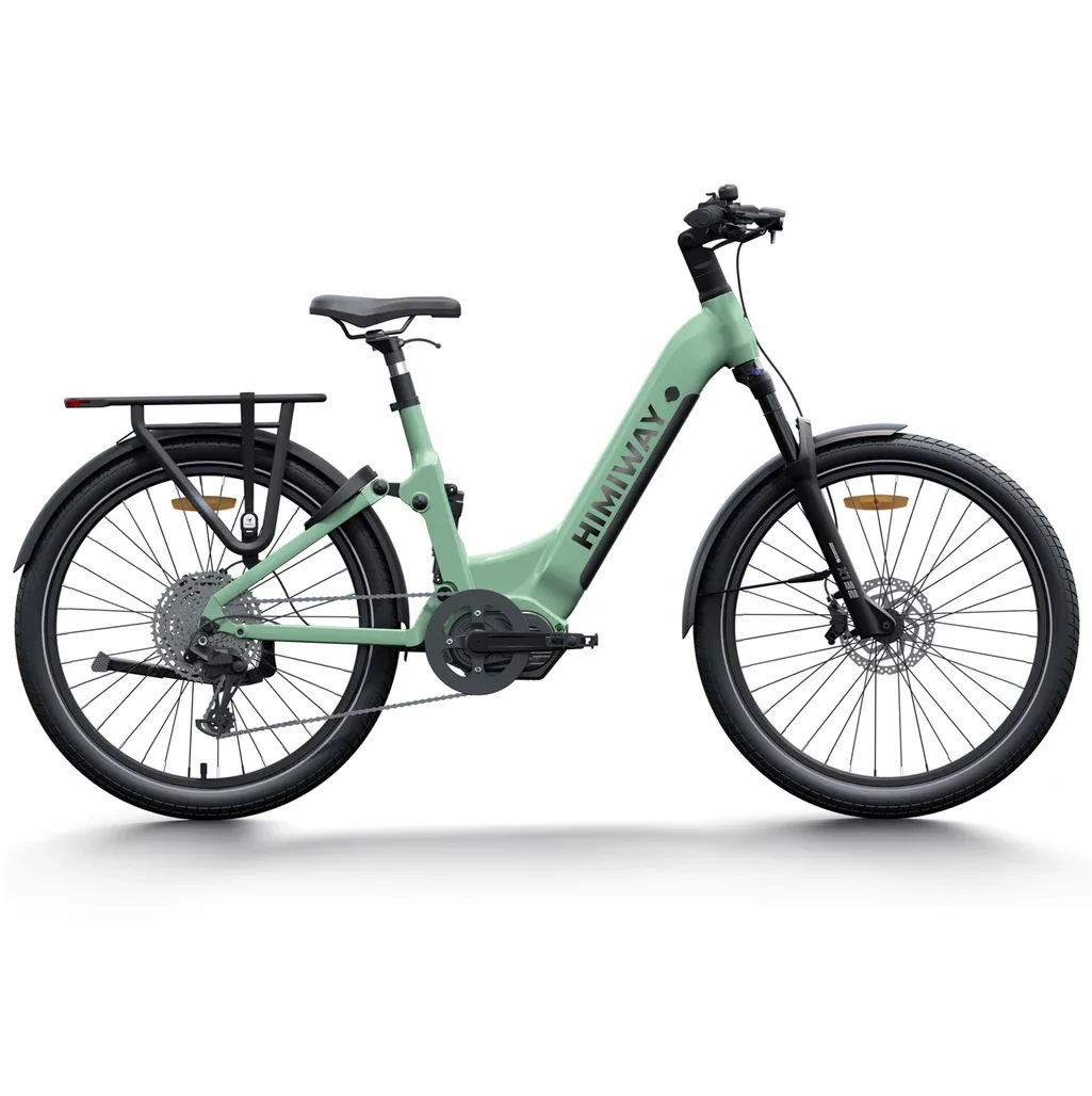 Himiway 500W 48V A7 Pro Mid Drive Commuter Step-Thru Electric Bike